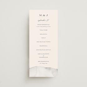 Wedding Programs