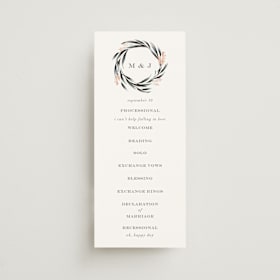 Wedding Programs