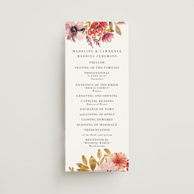 Wedding Programs