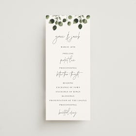 Wedding Programs