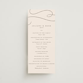 Wedding Programs