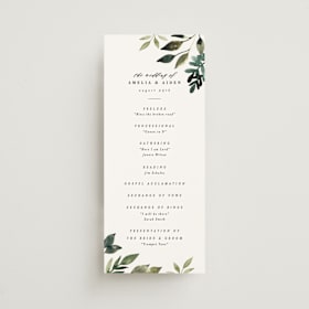 Wedding Programs