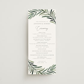 Wedding Programs