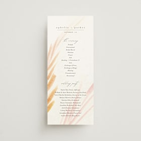 Wedding Programs
