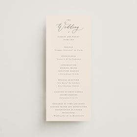 Wedding Programs