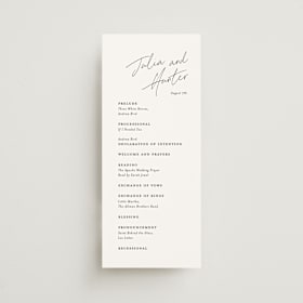 Wedding Programs