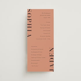 Wedding Programs