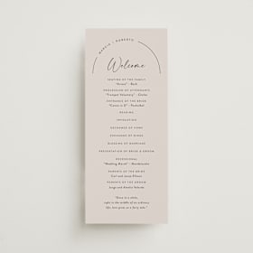 Wedding Programs