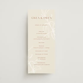Wedding Programs