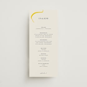Wedding Programs