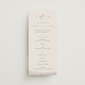Wedding Programs