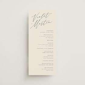 Wedding Programs