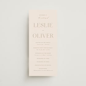 Wedding Programs