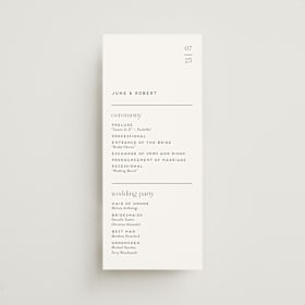 Wedding Programs
