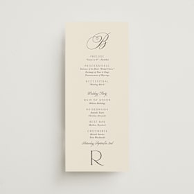 Wedding Programs