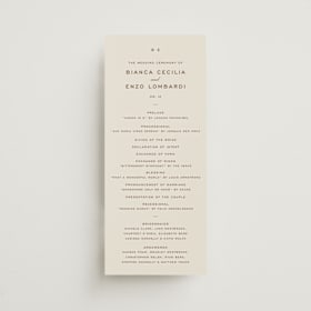 Wedding Programs