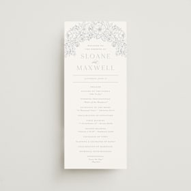 Wedding Programs