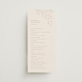 Wedding Programs