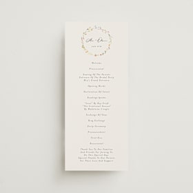 Wedding Programs