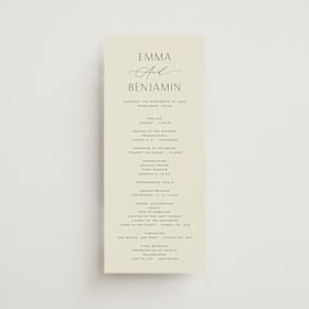 Wedding Programs