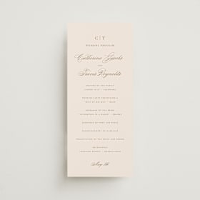 Wedding Programs