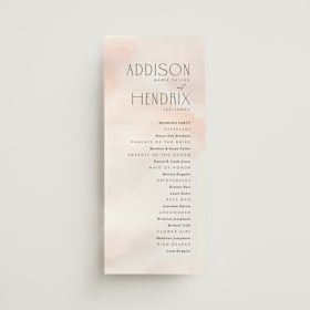 Wedding Programs