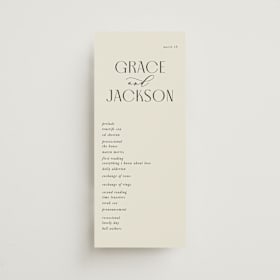 Wedding Programs