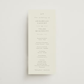 Wedding Programs
