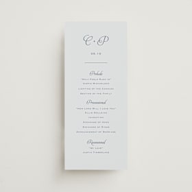 Wedding Programs