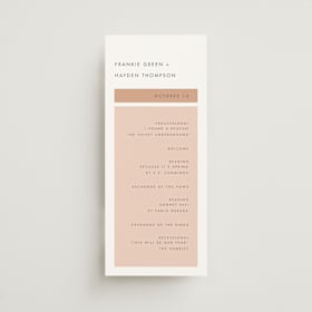 Wedding Programs