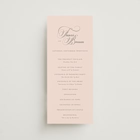 Wedding Programs