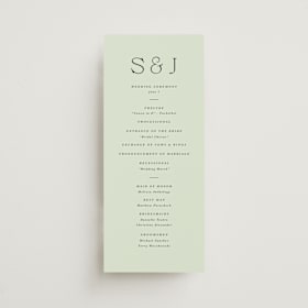 Wedding Programs
