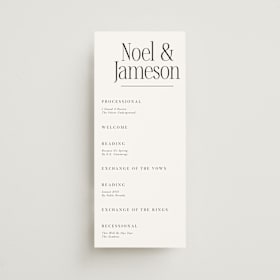 Wedding Programs