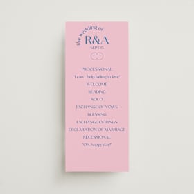 Wedding Programs