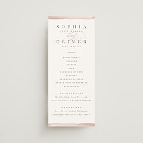 Wedding Programs