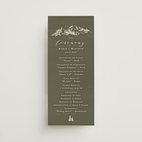 Wedding Programs