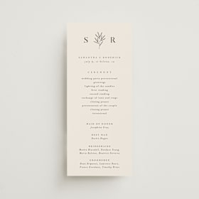 Wedding Programs