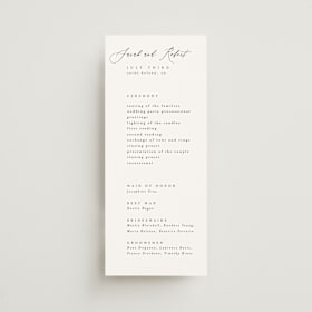 Wedding Programs