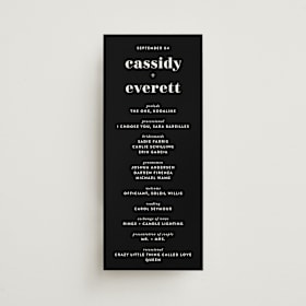 Wedding Programs