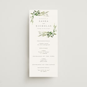 Wedding Programs