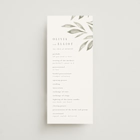 Wedding Programs