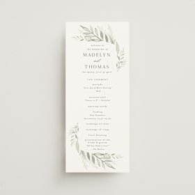 Wedding Programs