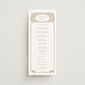 Wedding Programs