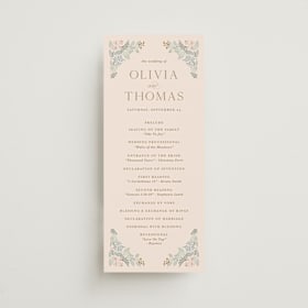 Wedding Programs