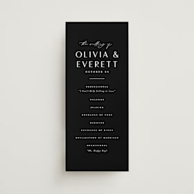 Wedding Programs