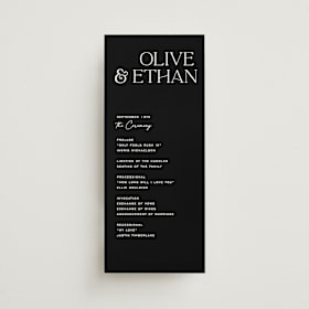 Wedding Programs