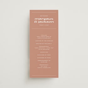 Wedding Programs