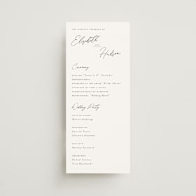 Wedding Programs
