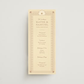 Wedding Programs