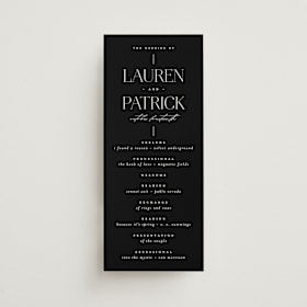 Wedding Programs